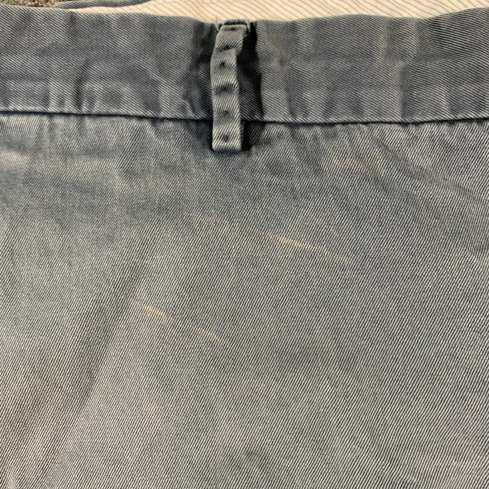 Peter Millar Shorts Mens 42 Fits 40 Blue Cotton Flat Front Casual Preppy Golf - Picture 5 of 10